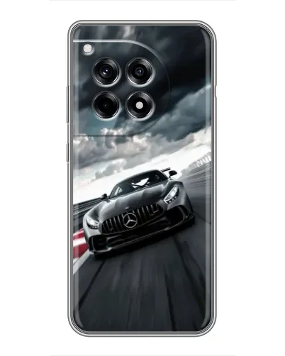 Чехол для OnePlus 12 Pro с картинкой «Гоночный Mercedes AMG»