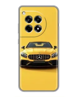 Чехол для OnePlus 12 Pro с картинкой «Желтый Mercedes GT»