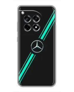 Чехол для OnePlus 12 Pro с картинкой «Спортивные линии Mercedes»