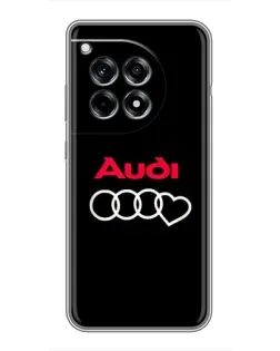 Чехол для OnePlus 12 Pro с картинкой «Логотип Audi Heart»