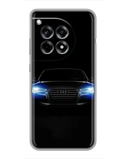 Чехол для OnePlus 12 Pro с картинкой «Audi в неоне»