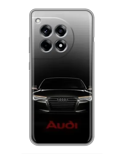 Чехол для OnePlus 12 Pro с картинкой «Audi — градиентный контур» Чехол для OnePlus 12 Pro с картинкой «Audi — градиентный контур»