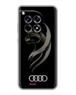 Чехол для OnePlus 12 Pro с картинкой «Графика — пантера и Audi»