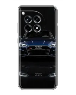 Чехол для OnePlus 12 Pro с картинкой «Audi — ночное отражение»