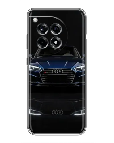 Чехол для OnePlus 12 Pro с картинкой «Audi — ночное отражение» Чехол для OnePlus 12 Pro с картинкой «Audi — ночное отражение»