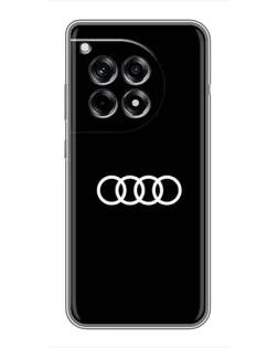 Чехол для OnePlus 12 Pro с картинкой «Audi White Logo»