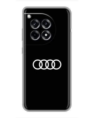Чехол для OnePlus 12 Pro с картинкой «Audi White Logo» Чехол для OnePlus 12 Pro с картинкой «Audi White Logo»