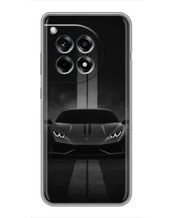 Чехол для OnePlus 12 Pro с картинкой «Lamborghini симметрия дорог»