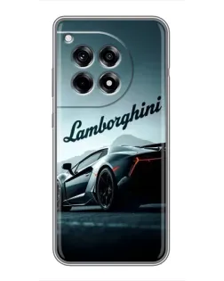 Чехол для OnePlus 12 Pro с картинкой «Классическая надпись Lamborghini»