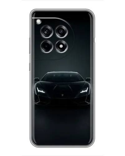 Чехол для OnePlus 12 Pro с картинкой «Черный Lamborghini Aventador» Чехол для OnePlus 12 Pro с картинкой «Черный Lamborghini Aventador»