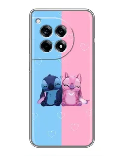Чехол для OnePlus 12 Pro с картинкой «Stitch и Angel Love» Чехол для OnePlus 12 Pro с картинкой «Stitch и Angel Love»