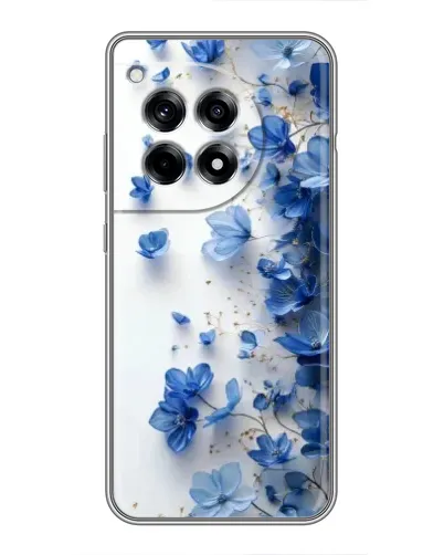 Чохол для OnePlus 12 Pro з картинкою «Блакитний квітковий каскад»
