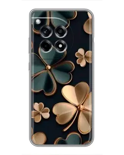 Чохол для OnePlus 12 Pro з картинкою «Конюшина в золоті»