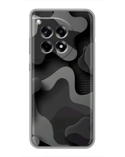 Чехол для OnePlus 12 Pro с картинкой «Темный абстрактный камуфляж»