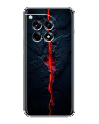 Чехол для OnePlus 12 Pro с картинкой «Kрасная лавовая трещина»