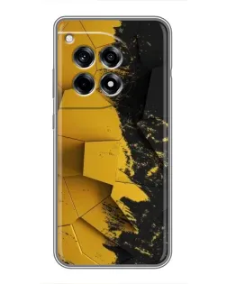 Чехол для OnePlus 12 Pro с картинкой «Золотые осколки геометрии»