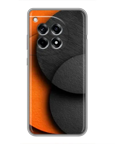 Чехол для OnePlus 12 Pro с картинкой «Геометрия оранжевых кругов»
