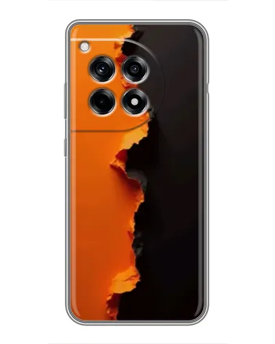 Чехол для OnePlus 12 Pro с картинкой «Оранжевый разлом»