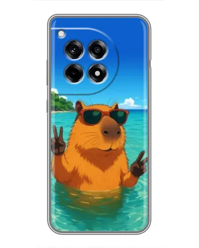 Чехол для OnePlus 12 Pro с картинкой «Морская капибара» Чехол для OnePlus 12 Pro с картинкой «Морская капибара»