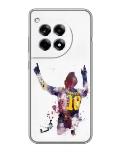Чохол для OnePlus 12 Pro з картинкою «Акварельний Мессі Барселона»
