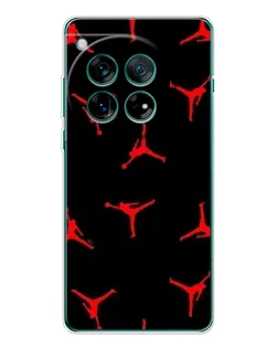 Чохол для OnePlus 12 з картинкою «Jordan Red Pattern»