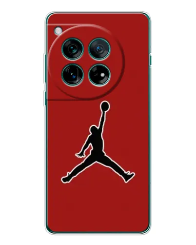 Чохол для OnePlus 12 з картинкою «Jordan Red Back»
