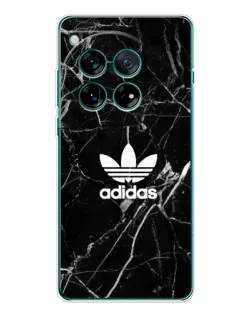 Чохол для OnePlus 12 з картинкою «Білий мармур Adidas»