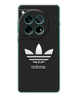 Чохол для OnePlus 12 з картинкою «Adidas Карбонова текстура»