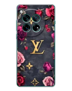 Чохол для OnePlus 12 з картинкою «Квітковий Louis Vuitton»