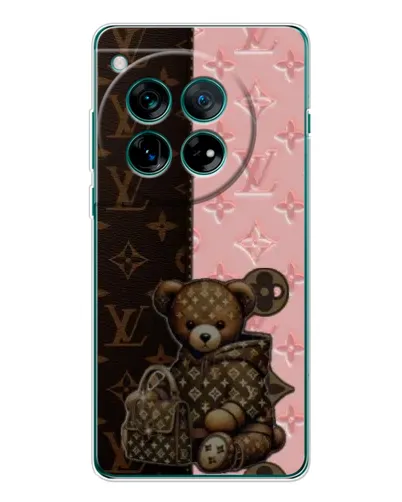 Чохол для OnePlus 12 з картинкою «Ведмедик у стилі LV» Чохол для OnePlus 12 з картинкою «Ведмедик у стилі LV»