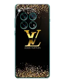 Чохол для OnePlus 12 з картинкою «LV — золоті іскри»