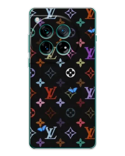 Чохол для OnePlus 12 з картинкою «Кольорова монограма LV» Чохол для OnePlus 12 з картинкою «Кольорова монограма LV»