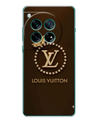 Чохол для OnePlus 12 з картинкою «LV — золота печатка» Чохол для OnePlus 12 з картинкою «LV — золота печатка»