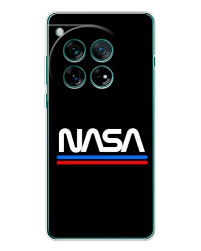 Чохол для OnePlus 12 з картинкою «NASA — класика Red Blue» Чохол для OnePlus 12 з картинкою «NASA — класика Red Blue»