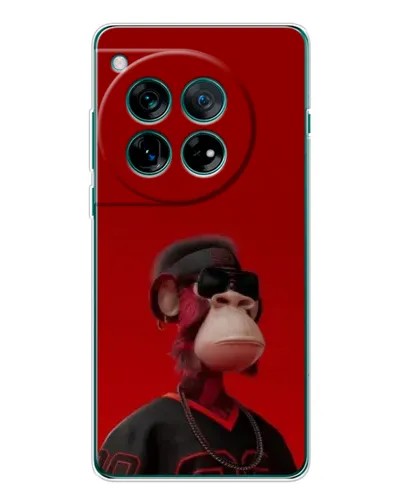 Чохол для OnePlus 12 з картинкою «Bored Ape в червоному» Чохол для OnePlus 12 з картинкою «Bored Ape в червоному»