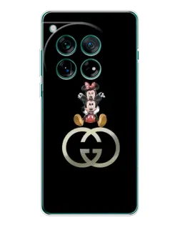 Чехол для OnePlus 12 с картинкой «Минни Маус на лого»