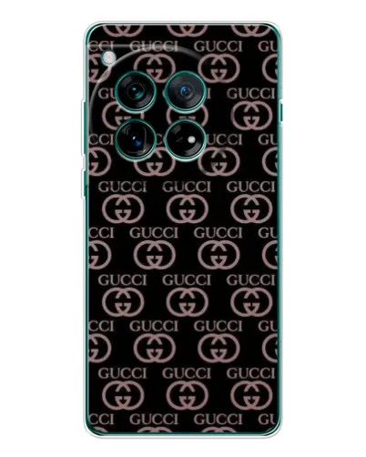 Чехол для OnePlus 12 с картинкой «Классическая монограмма Gucci»
