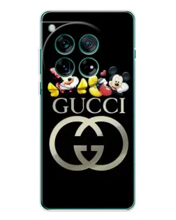 Чехол для OnePlus 12 с картинкой «Gucci — герои Disney»