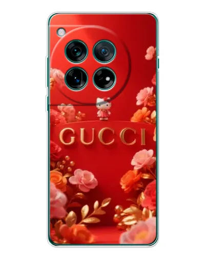 Чехол для OnePlus 12 с картинкой «Gucci — золотой сад»