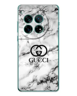 Чехол для OnePlus 12 с картинкой «Gucci — мраморный шик»