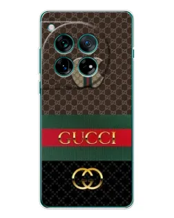 Чехол для OnePlus 12 с картинкой «Gucci — брендированный десерт»