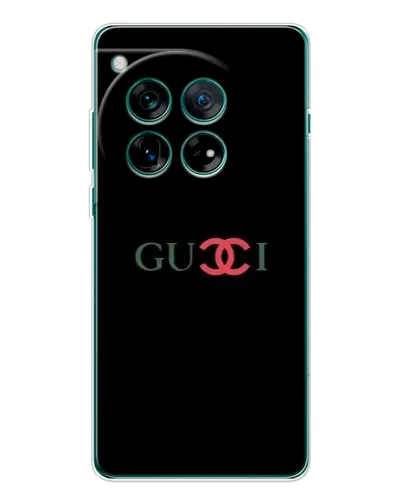 Чехол для OnePlus 12 с картинкой «Gucci — красный градиент»