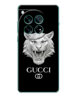 Чохол для OnePlus 12 з картинкою «Gucci — срібний лев» Чохол для OnePlus 12 з картинкою «Gucci — срібний лев»
