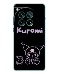 Чехол для OnePlus 12 с картинкой «Kuromi — черный минимализм» Чехол для OnePlus 12 с картинкой «Kuromi — черный минимализм»