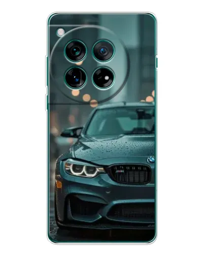 Чехол для OnePlus 12 с картинкой «BMW в огнях города»