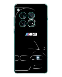 Чехол для OnePlus 12 с картинкой «Минималистичный принт BMW M3»