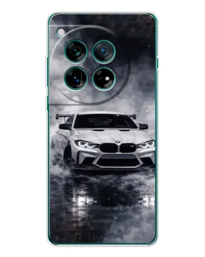 Чехол для OnePlus 12 с картинкой «BMW сквозь туман»