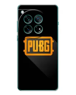 Чехол для OnePlus 12 с картинкой «PUBG — рамка лого»