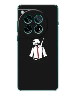 Чехол для OnePlus 12 с картинкой «PUBG — силуэт воина»