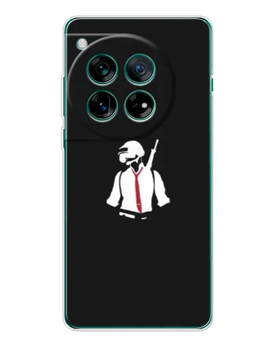 Чехол для OnePlus 12 с картинкой «PUBG — силуэт воина» Чехол для OnePlus 12 с картинкой «PUBG — силуэт воина»